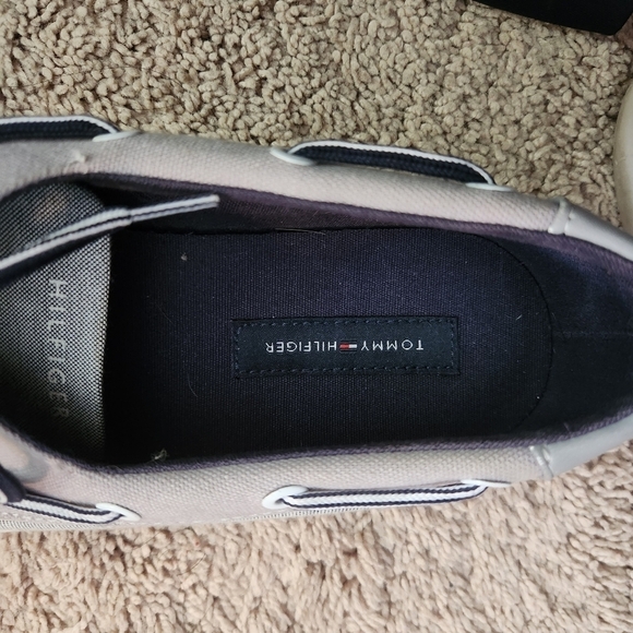 Tommy Hilfiger Boat Shoes Men's Gray Size 9 - Picture 8 of 8